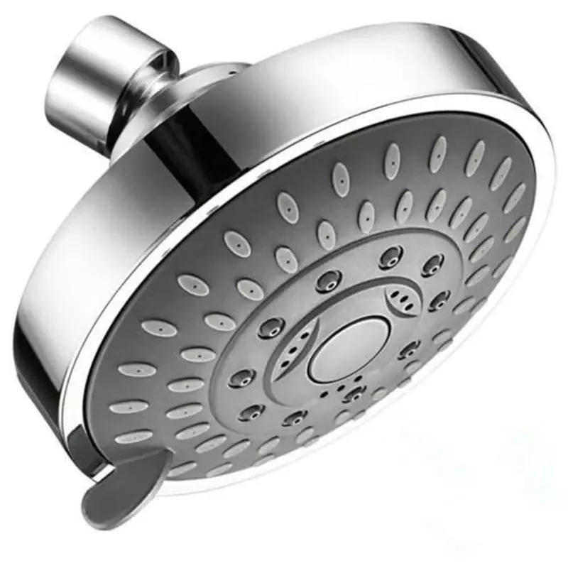 Spruzzatore per soffione doccia ad alta pressione 4 pollici 5 impostazione pioggia regolabile montaggio a parete parti di ricambio per rubinetto del bagno