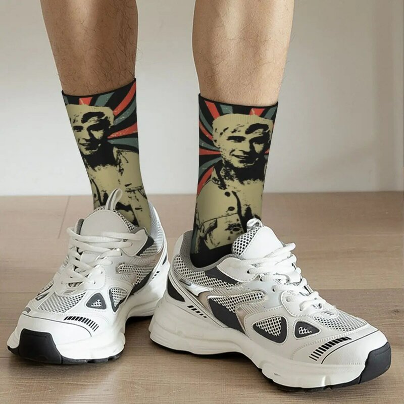 Fashion Vintage Ryan Gosling Design Theme Basketball Socks Stuff All Season Comfortable Long Socks Sweat Absorbing
