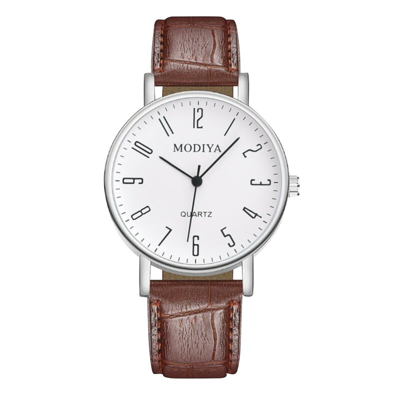 Jam tangan mewah pria baru jam tangan tali Retro kulit indah Quartz jam tangan pria dan wanita mewah kualitas tinggi jam tangan wanita