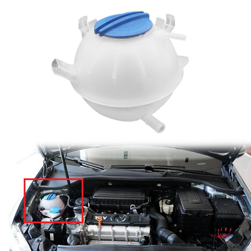 Coolant Reservoir Expansion Tank with Cap for MK5 Golf MK6 for CC A3 TT