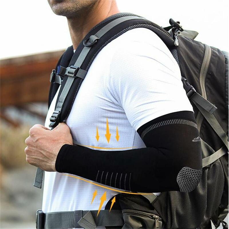 1 paio manicotto di protezione del braccio Unisex maniche sportive protezione solare UV copertura per le mani campeggio all'aperto caccia escursionismo pesca equitazione ciclismo
