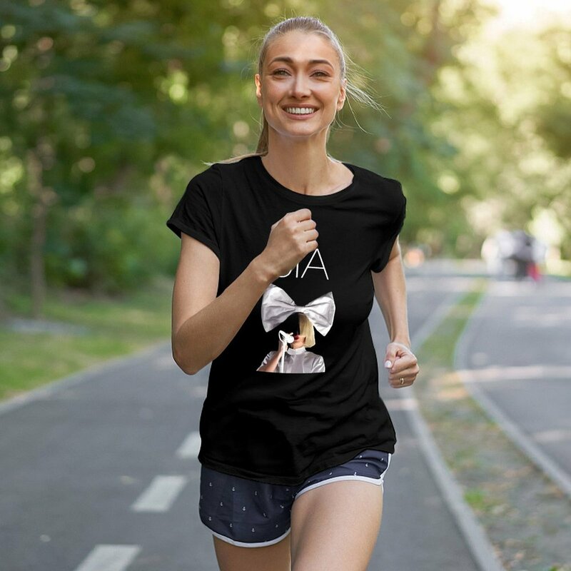 Sia Furler T-shirt tees graphics tops Woman clothes
