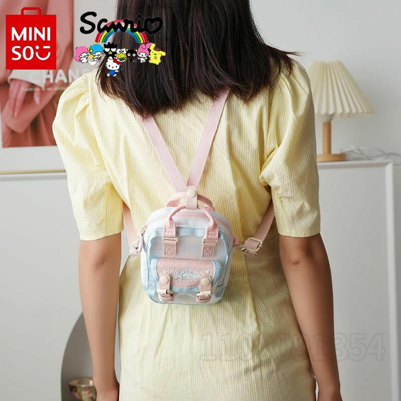 Новая миниатюрная сумка через плечо Cinnamoroll, модная миниатюрная женская сумка через плечо, милая мультяшная сумка для девушек с вышивкой, высокое качество