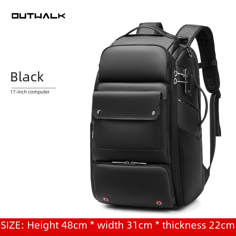 Woman travel backpack,waterproof 16 inch business laptop backpack with shoe bag hidden USB charging port hiking camping backpack