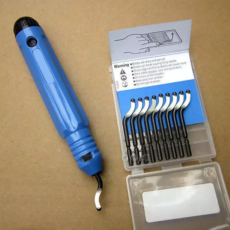 Handle Burr Metal Repair Deburring Tool Kit, Router Bit, Deburr rotativo, removedor de lâminas, ferramenta manual para madeira, plástico, BS1010, NB1100