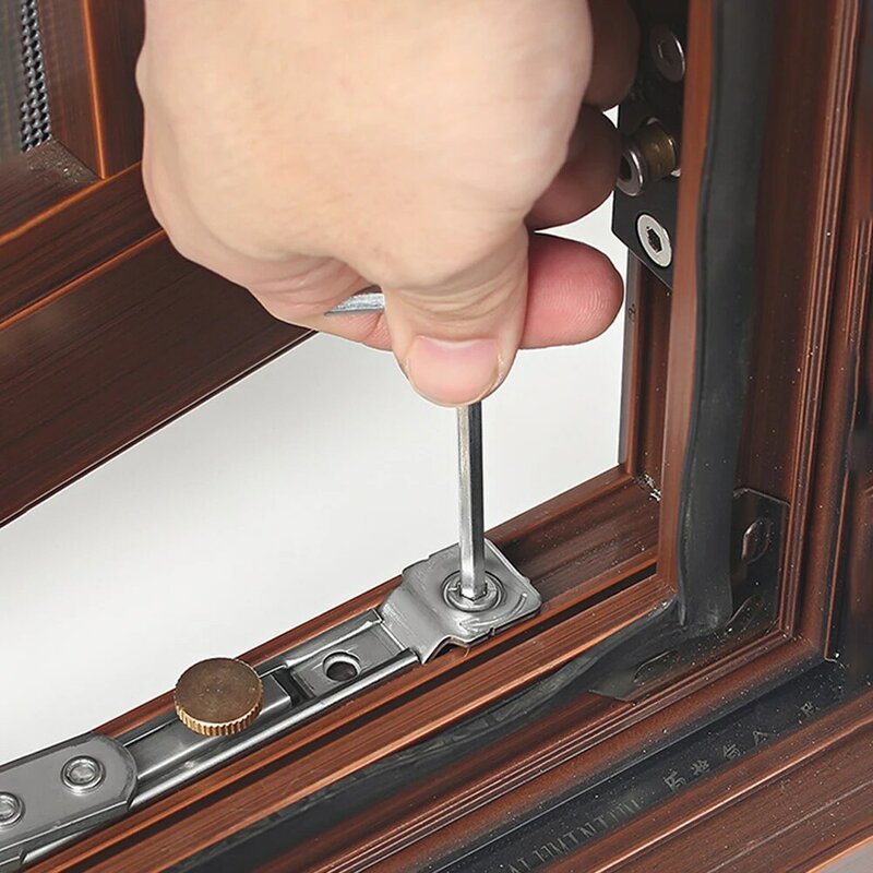 1 Set Windproof Sliding Cabinet Door Stop Children Safety Lock Restrictor For Window 201 Stainless Steel 12 Inches Lock Restrict