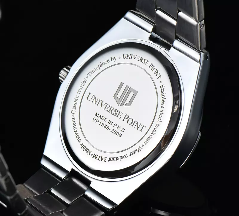 Nowy wielofunkcyjny zegarek sportowy z modą biznesową luksusowa marka wszechświat punkt klasyczny niebieski zegarek kwarcowy ze stali nierdzewnej reloj ho