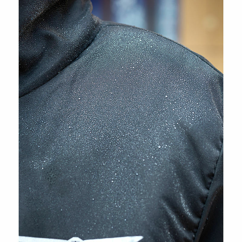 Giacca a vento da motociclista con cotone peluche aggiunto in inverno per prevenire il vento freddo giacca in cotone da ciclismo calda impermeabile