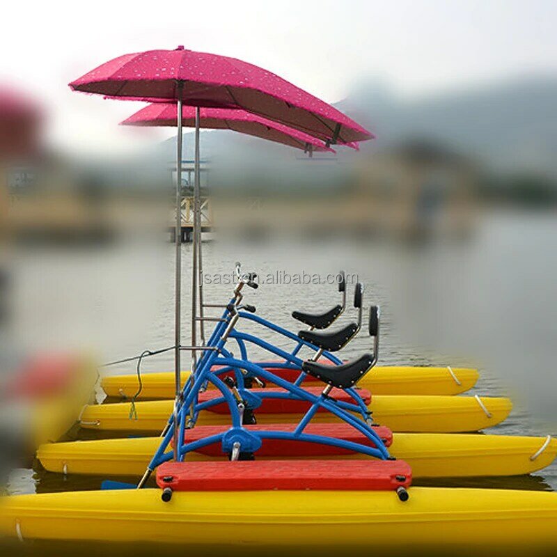 Pedal boat bike way nuovo design per youth water fitness center amuse and leisure Personal car travel outdoor river