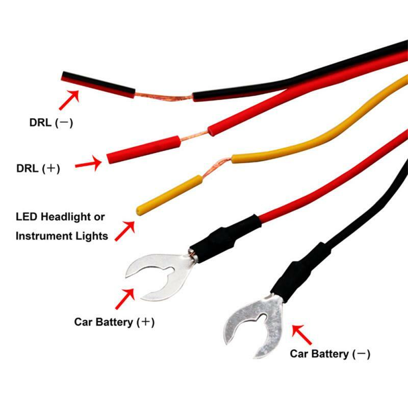1~10PCS Dimmer Car Modification Multifunction Eagle Eye Light Bar General Headlight Decoration Light Bar Delay Auto Parts