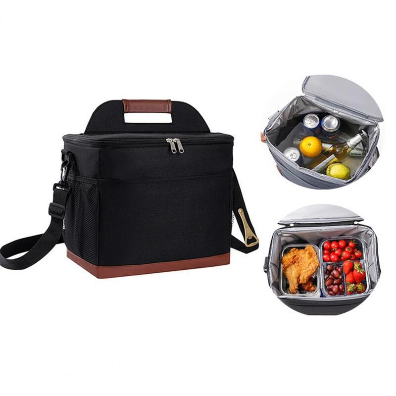 Изолированная Бенто-сумка для работы или школы, универсальная Термосумка для пикника, офиса, для дома и улицы, для еды
