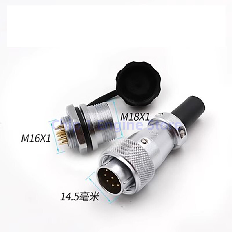 For WEIPU WS16 connector WS16 TQ+ZM Metal 2 3 4 5 7 9 10 pin industrial connector connectors for male and female aviation plug