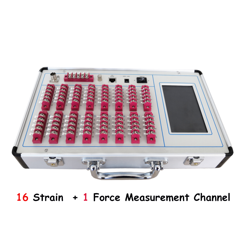 Medidor de tensión estática multicanal con 1 punto de prueba de fuerza