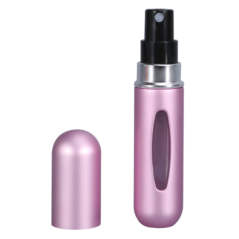 Botella rellenable con espray de Perfume, minifrasco atomizador portátil, bomba de aroma, contenedor vacío, herramientas cosméticas para líquidos, 5ml, 8ml, 1 unidad