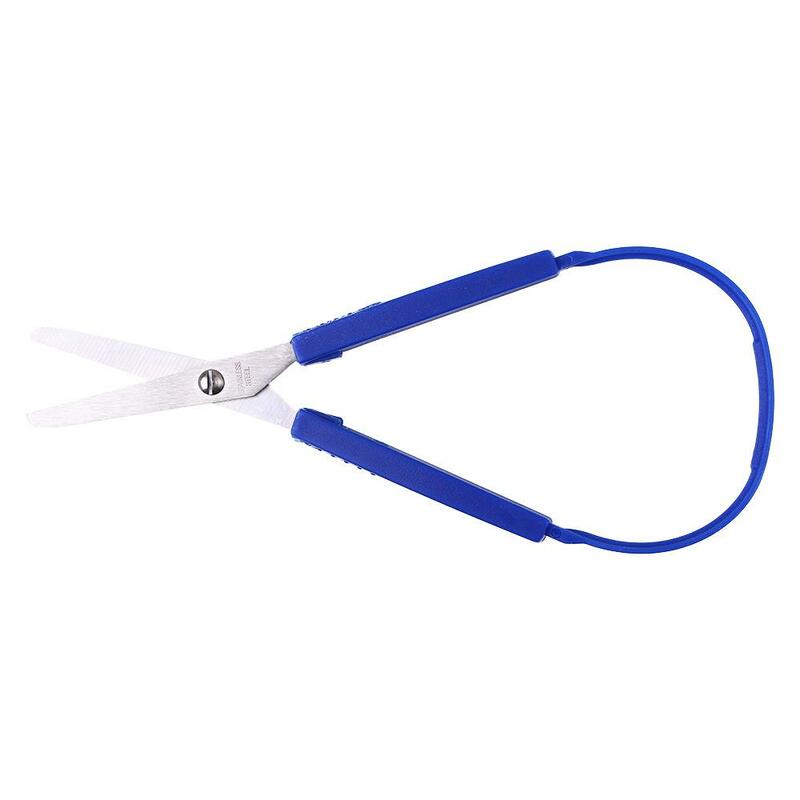 8 Inches Safety Craft Office School Handcraft Tool Stationery Adaptive Scissors Loop Scissors Yarn Cutter Cutting Supplies