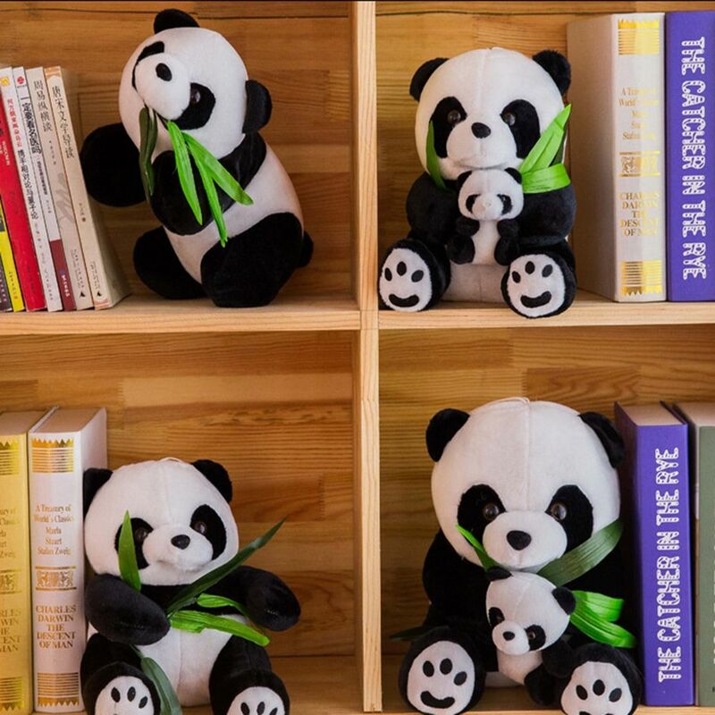 Oso de peluche de dibujos animados para niños, tela suave de juguete de 9/10/12/16cm, lindo Panda de peluche