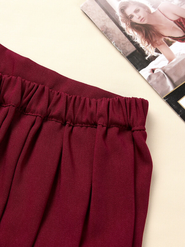 Женская плиссированная супер короткая мини-юбка Tiaobug сплошной цвет с эластичным поясом сзади юбки для школьниц ролевые игры свидание ночные костюмы