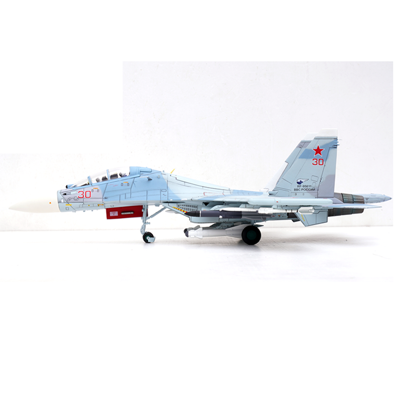 Modelo de simulação de liga de combate militar lutador, Die Cast, russo SU-30 Fighter, Jet coleção ornamento, 1:72 Proporção