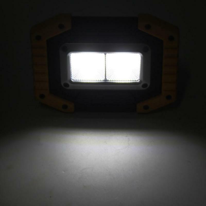 Przenośna reflektory Led kolba Super jasne Led światło robocze USB do ładowania na zewnątrz lampa kempingowa Led latarka 18650
