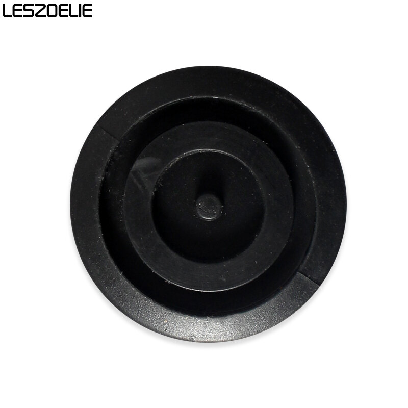 ウォーキングスティック用の黒いゴムのヒント,ファッショナブルなパッド,直径2.2cm, 1個
