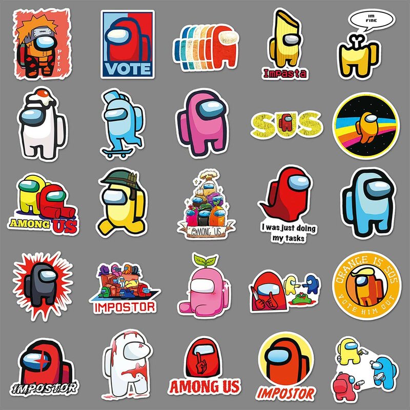 50 Stuks Cartoon Game Serie Graffiti Stickers Geschikt Voor Laptop Helmen Desktop Decoratie Diy Stickers Speelgoed Groothandel