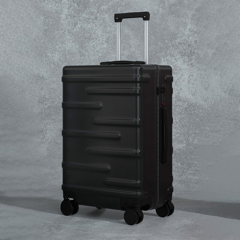 PLUENLI-maleta con ruedas universales para equipaje de negocios, maleta con contraseña, Maleta de viaje, regalo