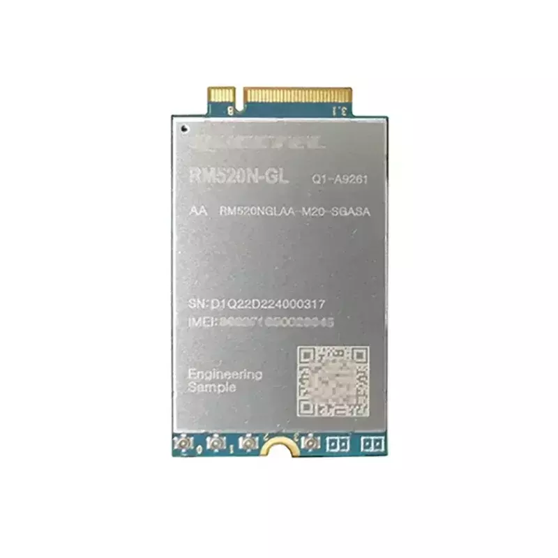 Quectel 5G RM520F-GL 5G, 스냅드래곤 X65 지지대 sub-6GHz 및 mmWave 이중 연결 기반, NR M.2 모듈, 글로벌용, 신제품