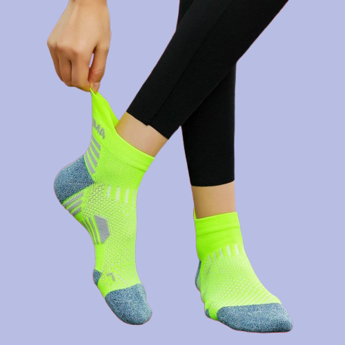 Calcetines tobilleros para correr para hombre y mujer, medias atléticas transpirables que absorben la humedad, 3 pares
