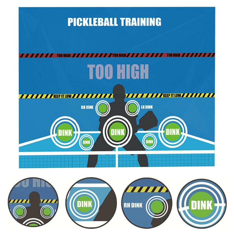 Pickleball Training Poster Mat para Homens e Mulheres, Official Dink Pad, Ginásio Yard