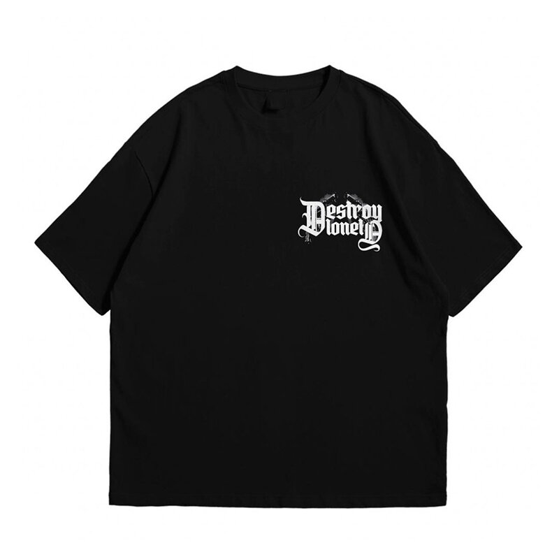 T-Shirt da uomo con teschio Horror estivo stampa 3d o-collo manica corta Skeleton Street camicia Hip-hop top oversize t-Shirt abbigliamento uomo