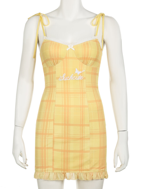 IAMSURE-Vestido corto ajustado de encaje para mujer, minivestido informal sin mangas con cuello de barco, moda de verano, 2024