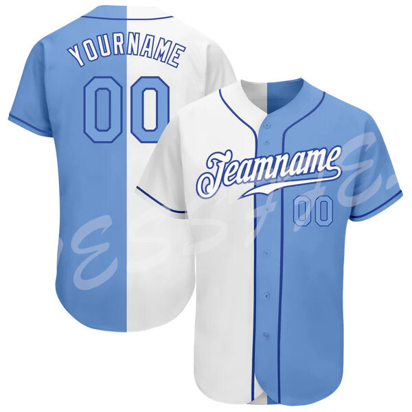 Abbigliamento sportivo colorato nome personalizzato giocatore 3DPrint uomo/donna Unisex Harajuku estate Casual divertente Streetwear camicie da Baseball Jersey K
