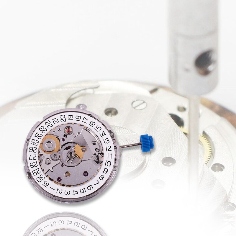 Reloj mecánico para ETA 2824-2 SELLITA SW200 blanco 3H, movimiento de reloj