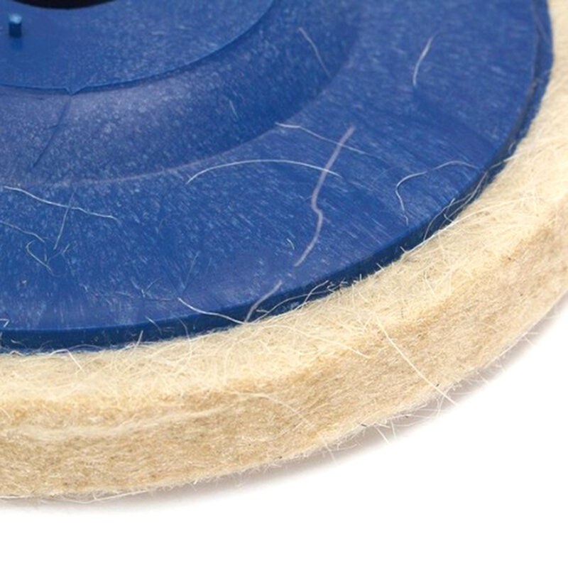 1 pz 100mm lana lucidatura ruota tamponi per lucidatura smerigliatrice angolare ruota feltro disco per lucidatura per metallo marmo vetroceramica 1 pz