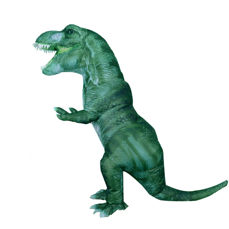 New T Rex Inflatable Dinosaur Garment Hot Party Cosplay Costumes Mascot Anime Halloween Cartoon For Adult Kids Dino