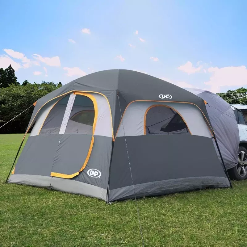 キャンプ用UNP-SUVテント、6人用テールゲートテント、屋外テント、フライで簡単にセットアップ、10x9x78 "(h)