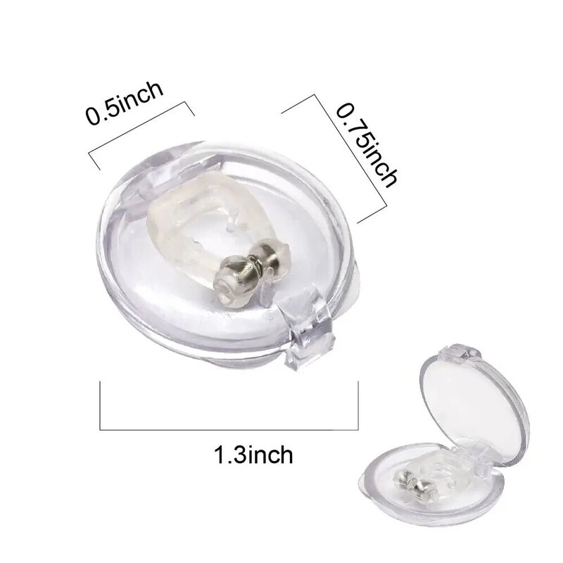 Mini dispositivo antirronquidos para dormir, Clip de silicona para la nariz, protector de ruido para dormir, Popular, 1-5 piezas