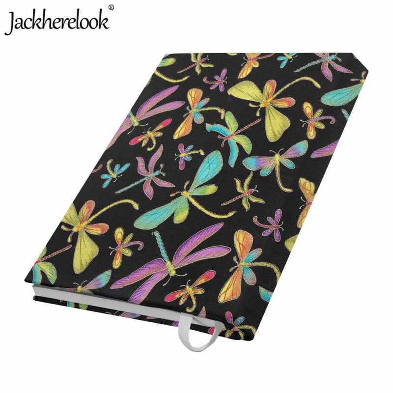 Exquisite Dragonfly Printed School Bag Accessories Book Cover for Kids Book Lovers Hardcover Book Protection Cover Custom Gift