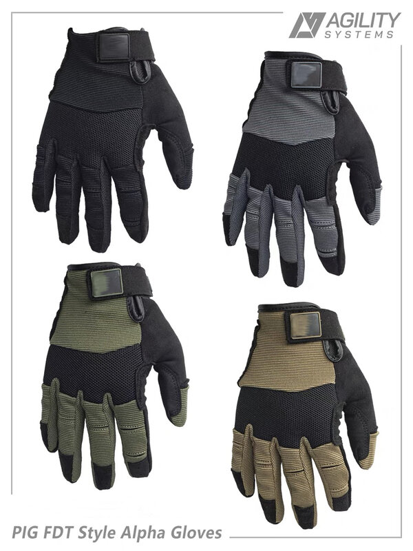 PIG FDT Style Alpha Tactical Gloves for outdoor camping riding Breathable lightweight non-slip touch screen