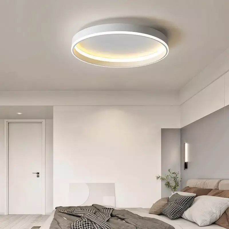 Lâmpadas de teto LED redondas para decoração de casa, luminária, lustre moderno, quarto, sala de estar, sala de jantar, banheiro