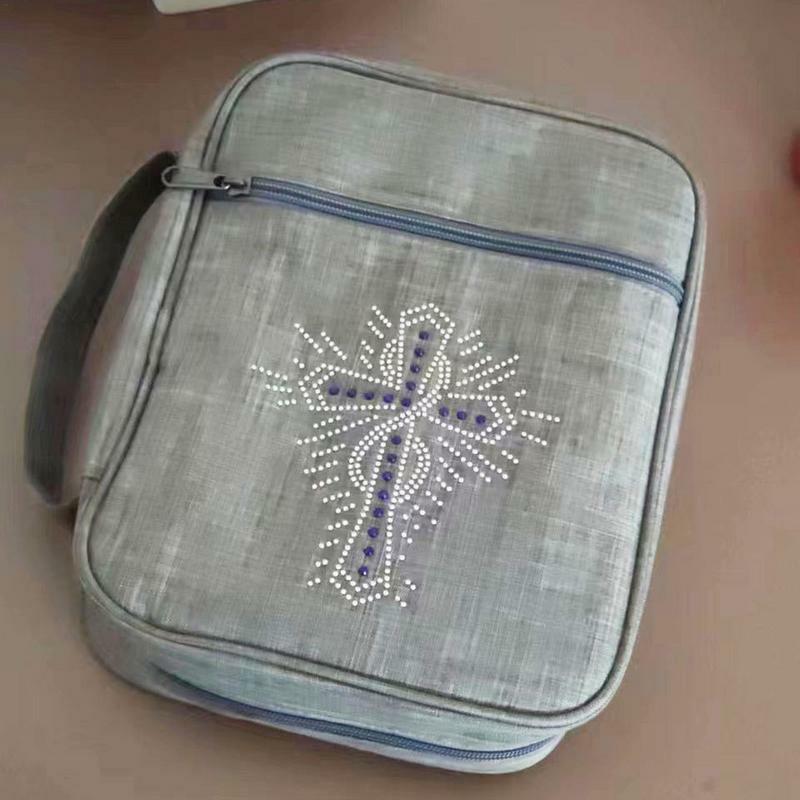 Bible Bag With Handle Reusable Bibles Storage Bag With Large Capacity Dustproof Bible Books Documents Container Washable For