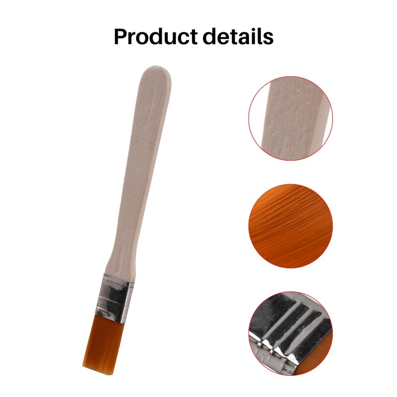 30-Piece Paint Brush Set with Wooden Handle, Brush for Cleaning and Dust Removal, Gloss Paint Brush, Oil Brush