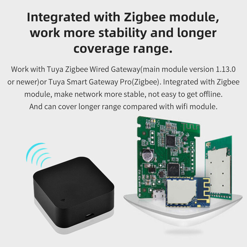 ИК-пульт дистанционного управления Tuya Zigbee с таймером, универсальный пульт управления «сделай сам» с голосовым управлением, функция обучения для умного дома