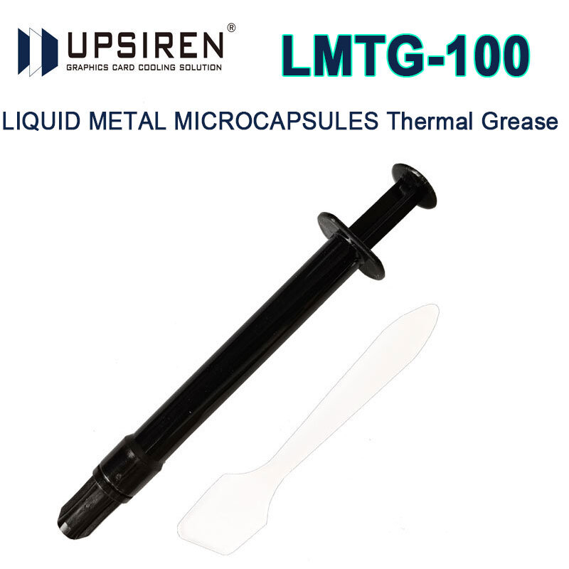 UPSIREN-كبسولات معدنية سائلة ، LMTG-100 ، عالية الأداء ، الشحوم الحرارية ، السائل غير موصل ، تبديد الحرارة المعدنية