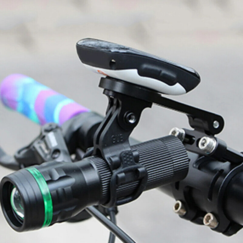 Camera braket Speedometer sepeda, dudukan ekstensi lampu pit jalan MTB aluminium Aloi multifungsi dapat disesuaikan, kamera B