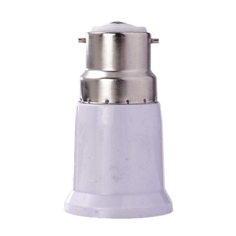 1 szt. Oprawki na lampy konwertery od B22 do E27 LED halogenowe podstawy przeciwdziałające spalaniu żarówka Anti-aging Adapter lampa CFL J9S5