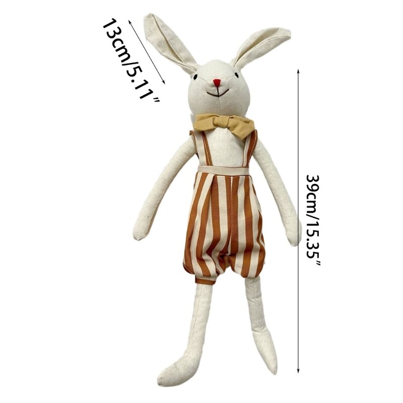 Sangle lapin bébé jouet apaisant coton nouveau-né photographie accessoires pour garçons filles