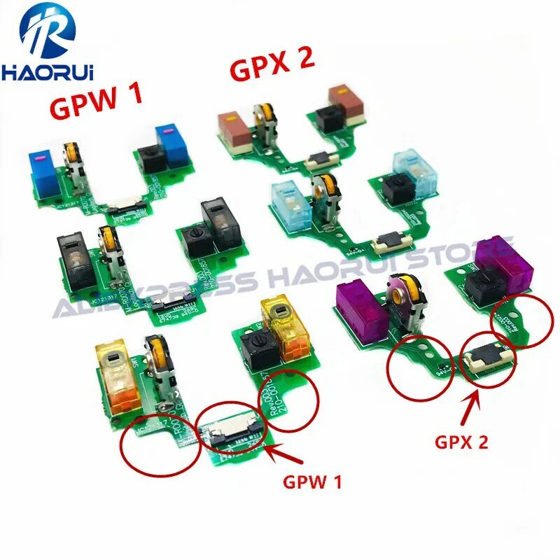 Клавиша для мыши, системная плата для Logitech GPW GPX, не требующая сварки, G Pro Wireless GPRO X, фотоэлемент в сборе, микропереключатель