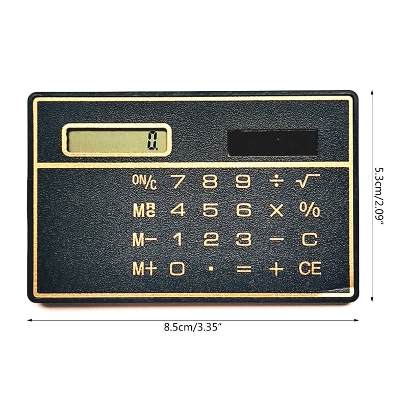 Calculadora estándar básica portátil 8,5x5,3 para escuela oficina negocios