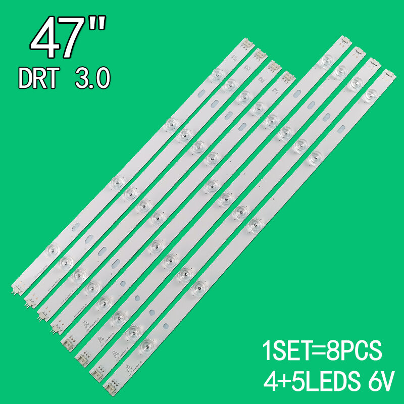 LG47LB 사각 렌즈 9 램프, 4A + 4B INNOTEK DRT 3.0 세트, 47 인치-A 타입 REV01-5D LED 백라이트